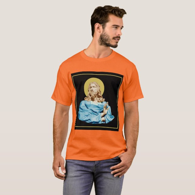 T-shirt Gian Lorenzo Bernini Bust of Christ 1679 (Devant entier)