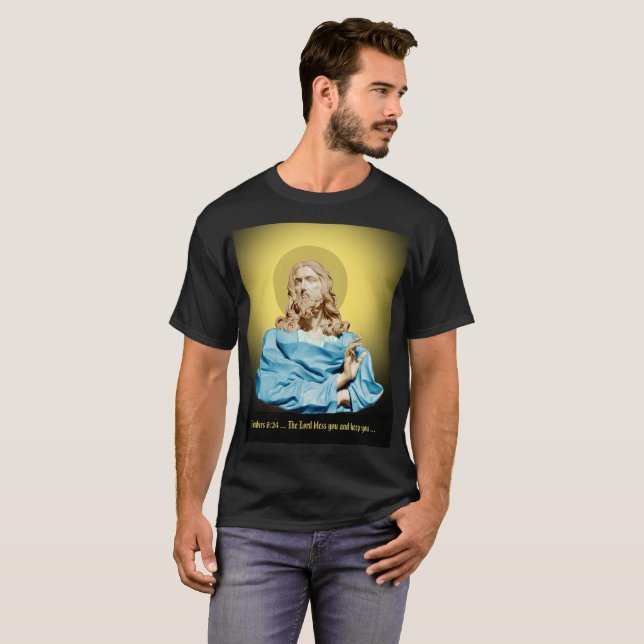 T-shirt Gian Lorenzo Bernini Bust of Christ 1679 (Devant entier)
