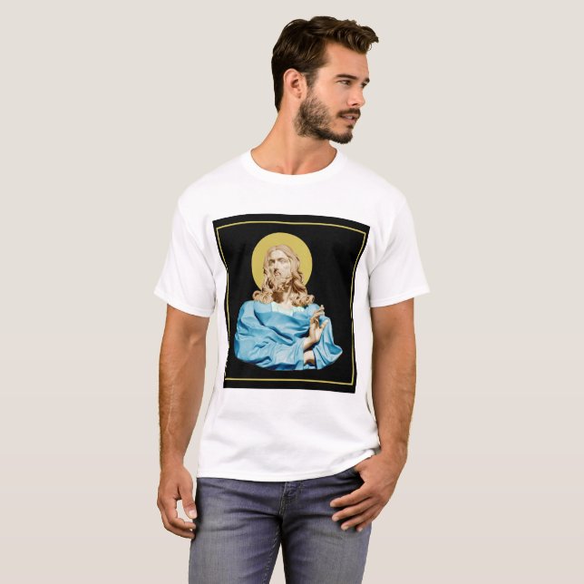 T-shirt Gian Lorenzo Bernini Bust of Christ 1679 (Devant entier)