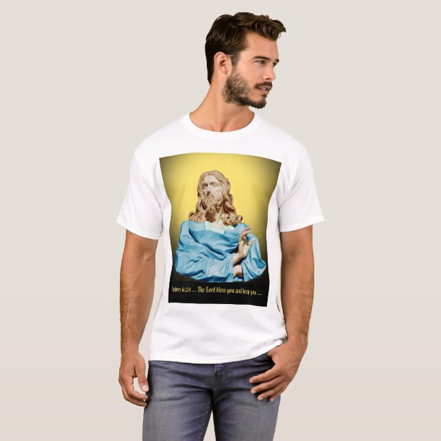 T-shirt Gian Lorenzo Bernini Bust of Christ 1679 (Devant entier)