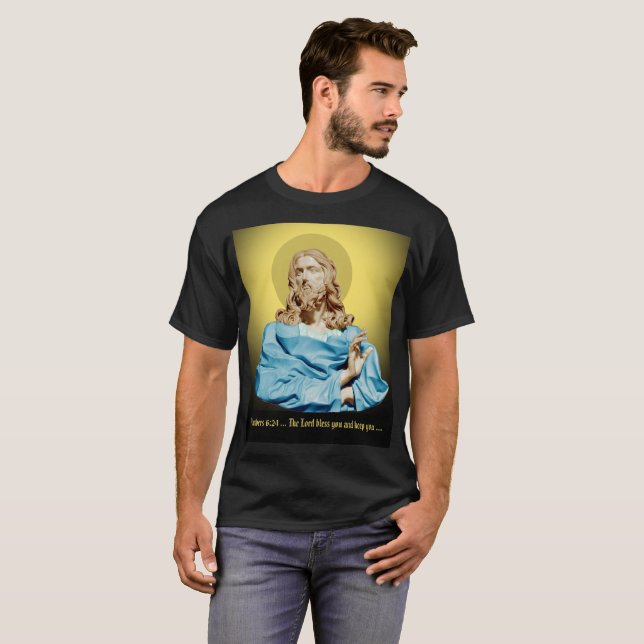 T-shirt Gian Lorenzo Bernini Bust of Christ 1679 (Devant entier)