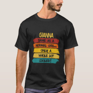 T-shirt Gianna Définition Nom personnalisé Amusant Anniver