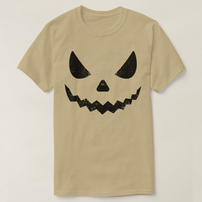 T-shirt Giant Jack O Lantern Face - Scary Halloween Pumpki (Design devant)