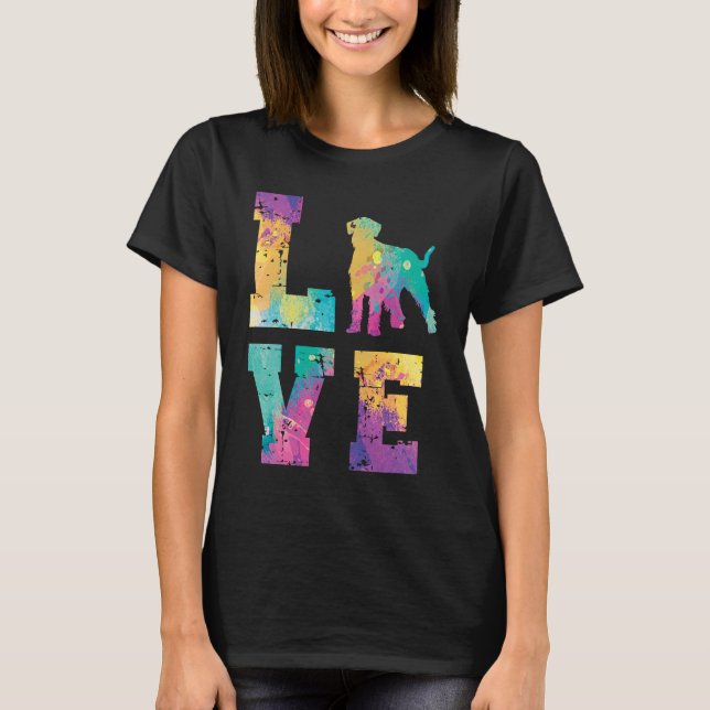 T-shirt Giant Schnauzer Love (Devant)