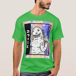 T-shirt Giant Tokyo Japon Kaiju Étrange Créature Monster A