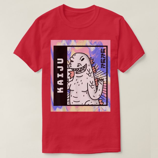 T-shirt Giant Tokyo Japon Kaiju Étrange Créature Monster A (Design devant)