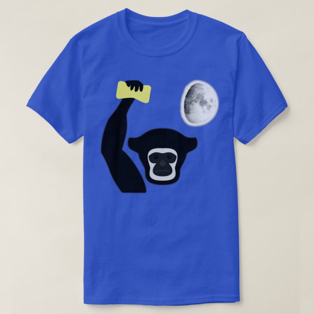 T-shirt Gibbous cirage Gibbon (Design devant)