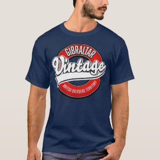 T-shirt Gibraltar British Overseas Territory vintage