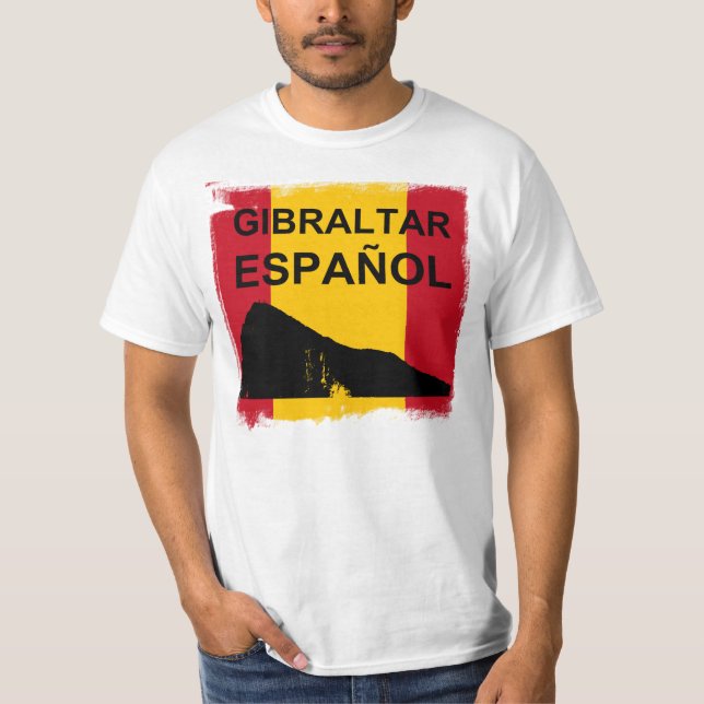 T-shirt Gibraltar espagnol (Devant)