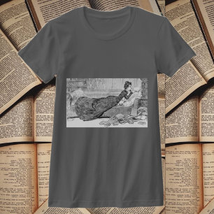 T-shirt Gibson Girl Lecture d'un livre
