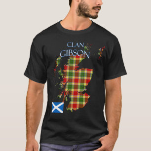 T-shirt Gibson Scottish Clan Tartan Scotland