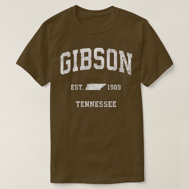 T-shirt Gibson Tennessee (Design devant)