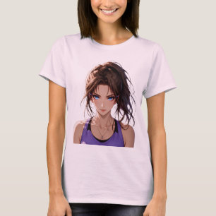T-shirt GIDAGI Fitness - Tee style Manga Gym