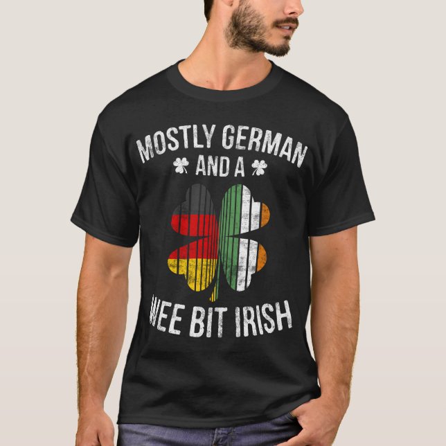 T-shirt GIF drôle irlandais de jour de l'Allemagne Patrick (Devant)