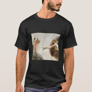T-shirt Gifle Tout-Puissant Création Drôle de Chat Dieu d'