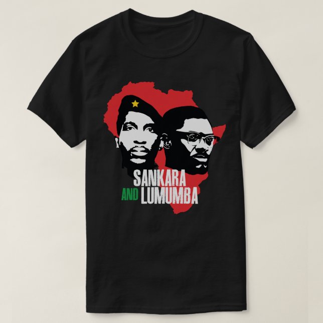 T-shirt Gifts For Men Che Guevara Thomas Of Sankara Africa (Design devant)