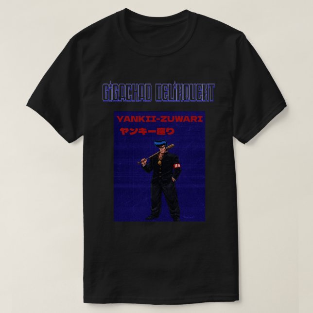 T-shirt Gigachad Delinquent   (Design devant)