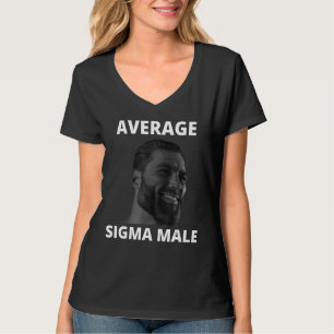 T-shirt Gigachad Moyenne Sigma Homme Grindset Mème 24