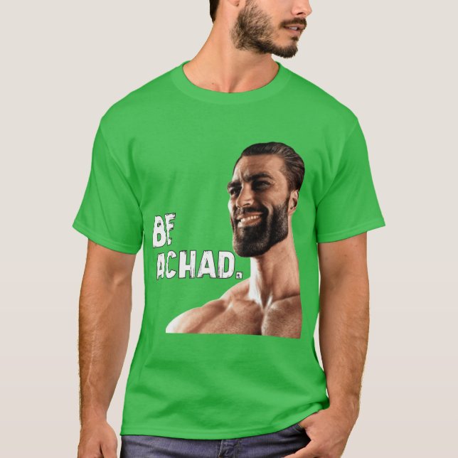 T-shirt GigaChadriblend drôle (Devant)
