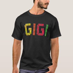 T-shirt Gigi Brick Master Builder Bâtiments Blocs Famille