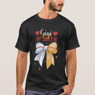 T-shirt Gigi De Baseball Et Softball Coquette Arc Mère