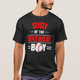 T-shirt Gigi De L'Anniversaire Boy Baseball Thème Famille 