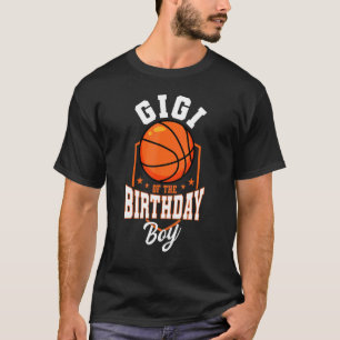 T-shirt Gigi De L'Anniversaire Boy Basketball Thème Annive