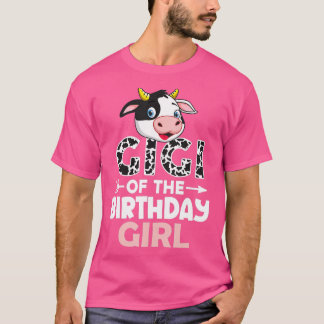 T-shirt Gigi de l'Anniversaire des vaches ferme vaches Gig