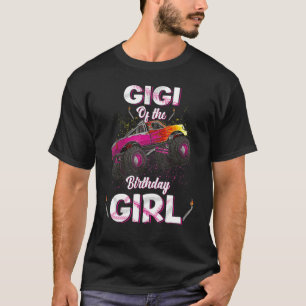 T-shirt Gigi De L'Anniversaire Fille Monster Anniversaire 