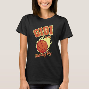 T-shirt Gigi De L'Anniversaire Garçon Basketball Famille A