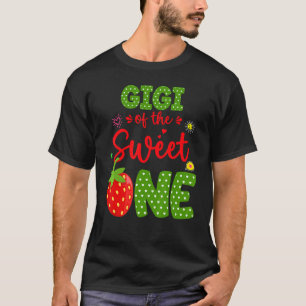 T-shirt Gigi De L'Anniversaire Une Fraise 1Er Fruit Bda