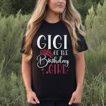 T-shirt Gigi de l'équipe de filles d'anniversaire sur mesu<br><div class="desc">Avez-vous une famille qui aime célébrer les anniversaires ? Voulez-vous vous assurer que chacun des membres de votre famille a sa propre chemise d'anniversaire personnalisée ? Regardez pas plus loin que Gigi de la fille d'anniversaire ! Nos chemises personnalisées sont parfaites pour créer un groupe de filles ou de garçons...</div>