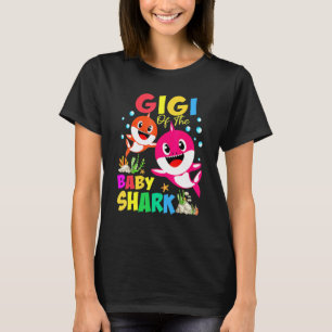 T-shirt Gigi Du Bébé Shark Gigi Shark Christm Birthday