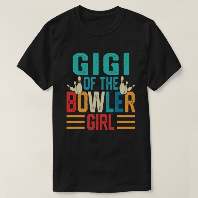 T-shirt GIGI Du Bowler Girl Matching Family Bowling Bi (Design devant)