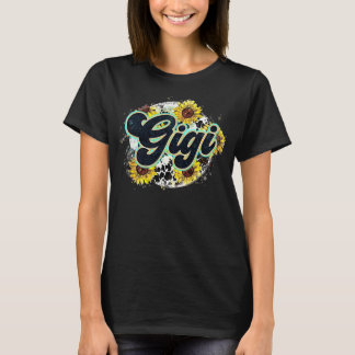 T-shirt Gigi Grandma avec Sunflower CWF
