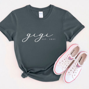 T-shirt Gigi Grandma personnalisé