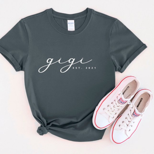 T-shirt Gigi Grandma personnalisé (Créateur téléchargé)