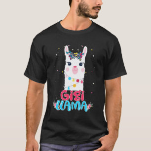 T-shirt Gigi Llama Fête des Mères Anniversaire de Gigi Fem