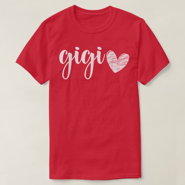 T-shirt Gigi & Me pour Grandma Whit Girl ou  (Design devant)