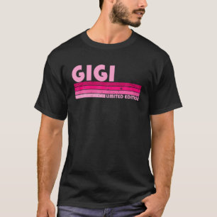 T-shirt GIGI Nom Personnalisé Retro Vintage 80S 90S Naiss