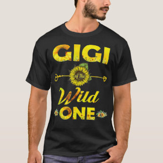 T-shirt Gigi Of The Wild One1EBirthday Sunflower Outfit