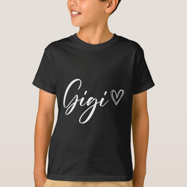 T-shirt Gigi pour grand-mère Faire-part mères (Devant)