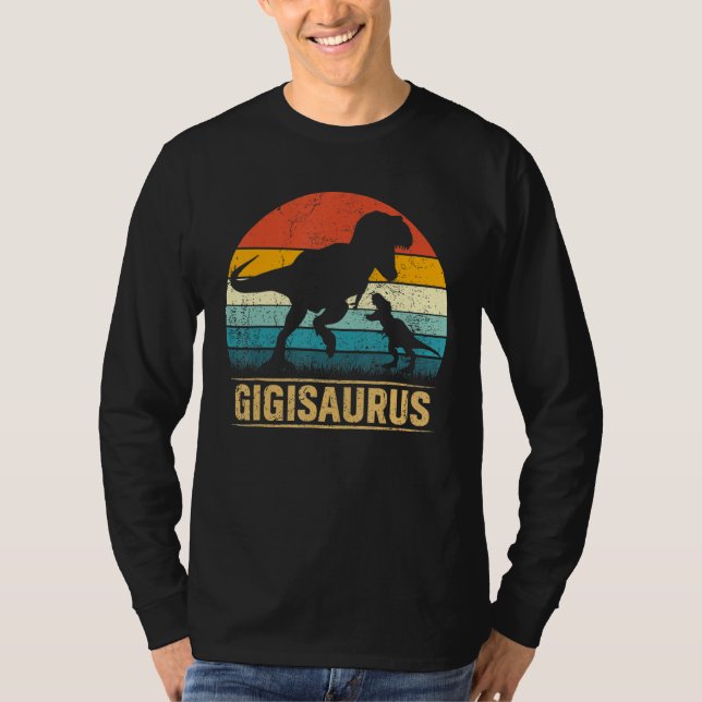 T-shirt Gigi Saurus T Rex Dinosaur Gigisaurus Mère drôle (Devant)