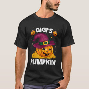 T-shirt Gigis Citrouille Jack-o'-lantern Costume Halloween
