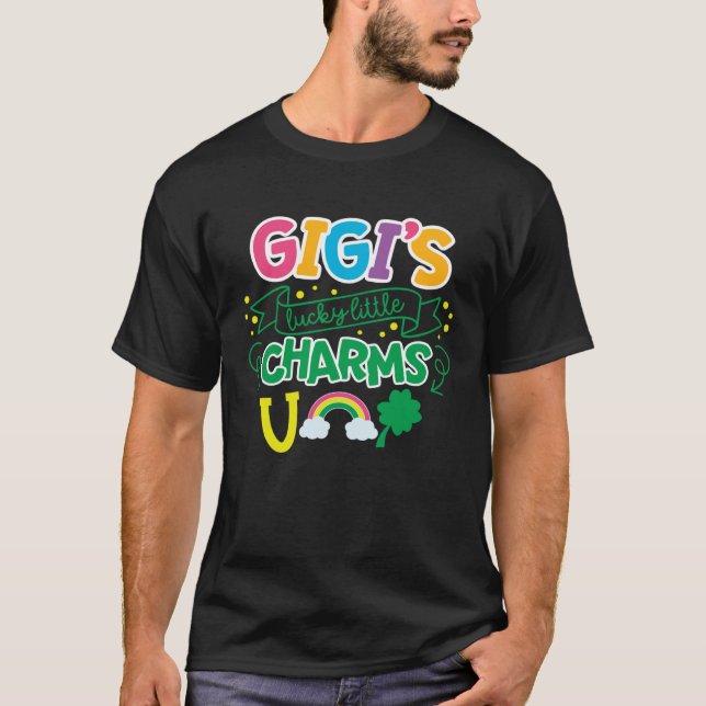 T-shirt Gigi's Lucky Little Charms C Shamrock (Devant)