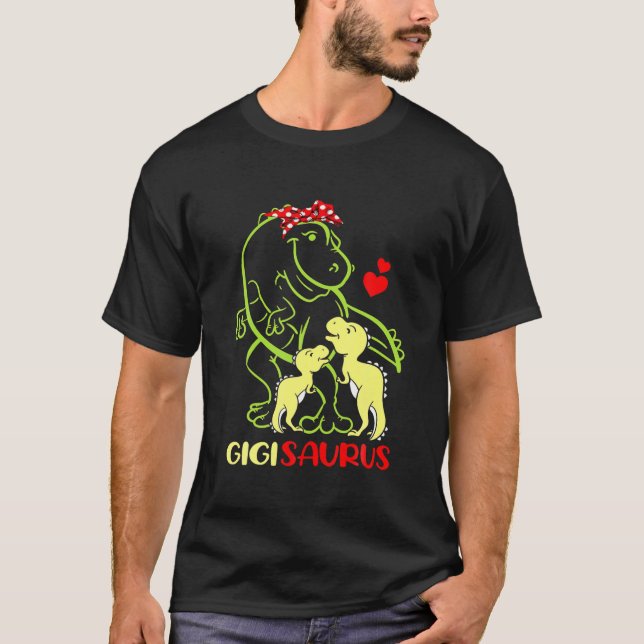 T-shirt Gigisaurus T Rex Dinosaur Gigi Saurus Femmes de la (Devant)
