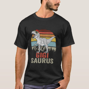 T-shirt Gigisaurus T Rex Gigi Saurus Famille Dinos Corresp