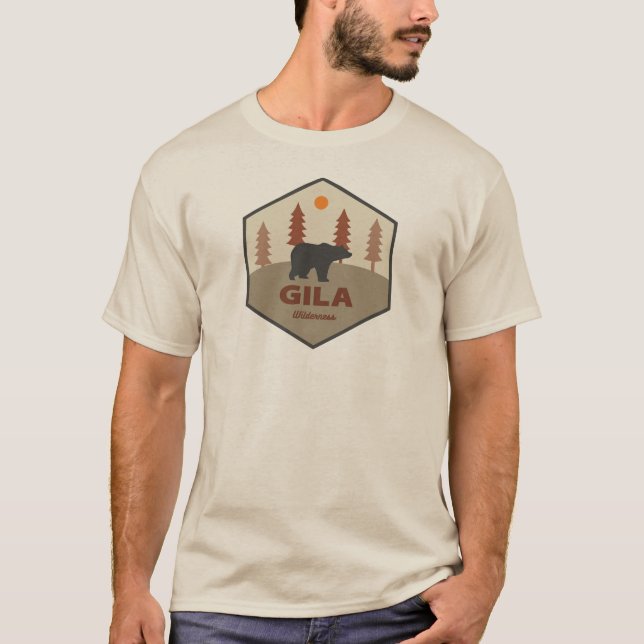 T-shirt Gila Wilderness Nouveau-Mexique Ours (Devant)