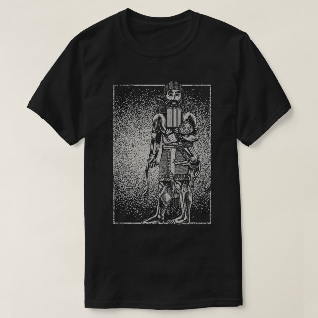 T-shirt Gilgamesh - Ancienne Déité Sumérienne Giants Anunn (Design devant)