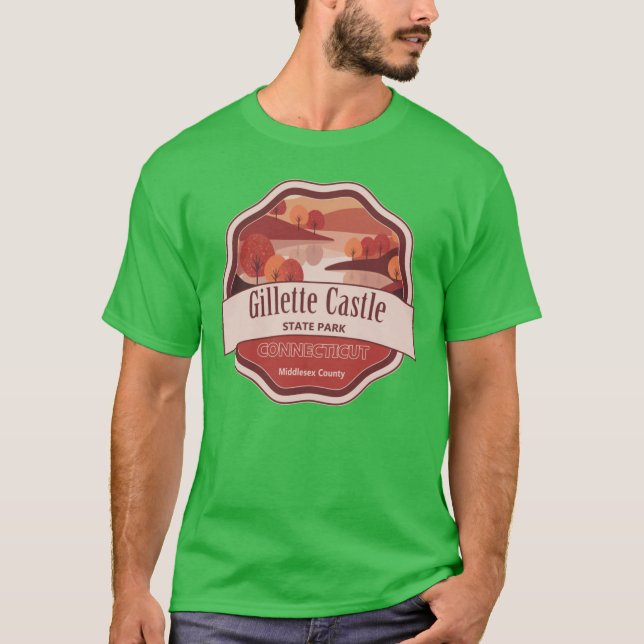 T-shirt Gillette Castle State Park MiddleCounty Connecticu (Devant)